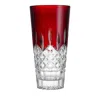 Waterford Lismore Red Vase In Red