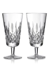 Waterford Lismore Set Of 2 Iced Beverage Glasses In No Color