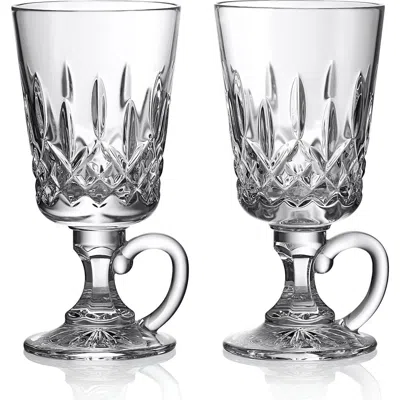 WATERFORD WATERFORD LISMORE SET OF 2 IRISH COFFEE GLASSES