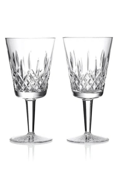 Waterford Lismore Set Of 2 Large Goblets In No Color