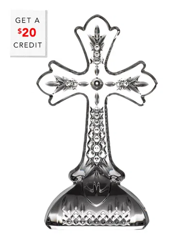 Waterford Lismore Standing Cross 7.5in With $20 Credit