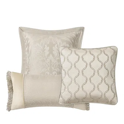 Waterford Maguire Decorative Pillows, Set Of 3 In Neutral