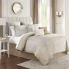 Waterford Maritana 6 Piece Comforter Set, Queen In Neutral