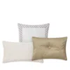 Waterford Maritana Decorative Pillows, Set Of 3 In Neutral