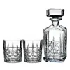 Waterford Marquis By  Brady Decanter & Double Old Fashioned Glass Set In Transparent