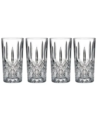Waterford Marquis By  Markham Set Of 4 Hiball Glass In Gray