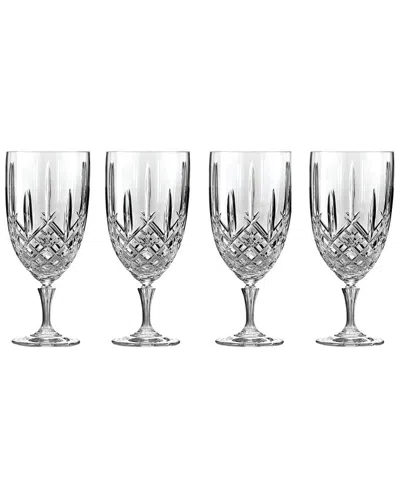 Waterford Marquis By  Markham Set Of 4 Iced Beverage Glasses In Transparent