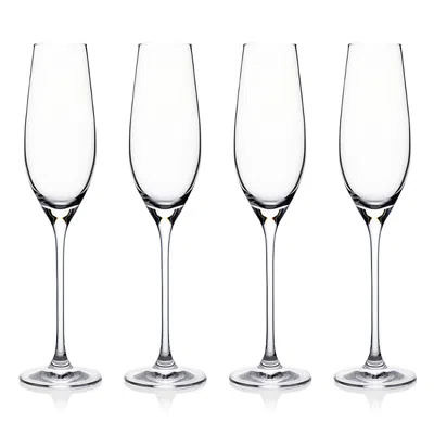 Waterford Marquis By  Moments Champagne Flute, Set Of 4 In Transparent