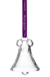 Waterford Marquis Hanging Bell Crystal Ornament In Transparent