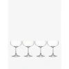 Waterford Marquis Moments Crystal Champagne Coupe Glasses Set Of Four