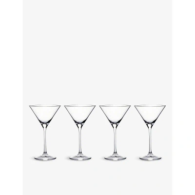 Waterford Marquis Moments Crystal Martini Glasses Set Of Four In White