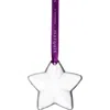 Waterford Marquis Star Crystal Ornament In Purple