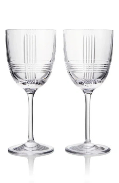 Waterford Marquis Vector Set Of 2 Crystal White Wine Glasses