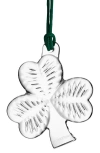 Waterford Mini Shamrock Ornament In White