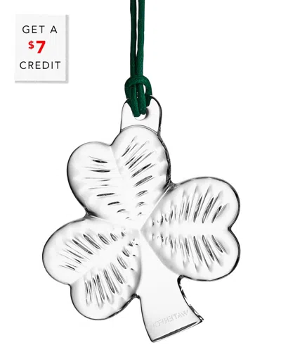 WATERFORD WATERFORD MINI SHAMROCK ORNAMENT WITH $8 CREDIT