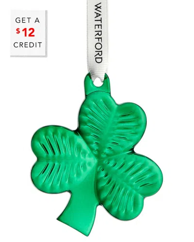 Waterford Mini Shamrock With $12 Credit In Green