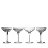 Waterford Mixology Coupe Large, Mixed Set Of 4 In Transparent