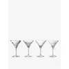 Waterford Mixology Mixed Crystal Martini Glasses 125ml Set Of Four