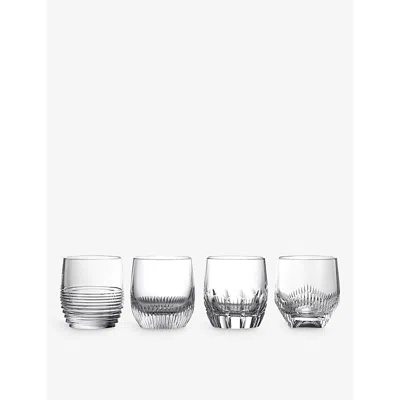Waterford Mixology Mixed Glass Tumblers 255ml Set Of Four In Transparent