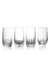Waterford Mixology Mixed Set Of 4 Highball Glasses In No Color