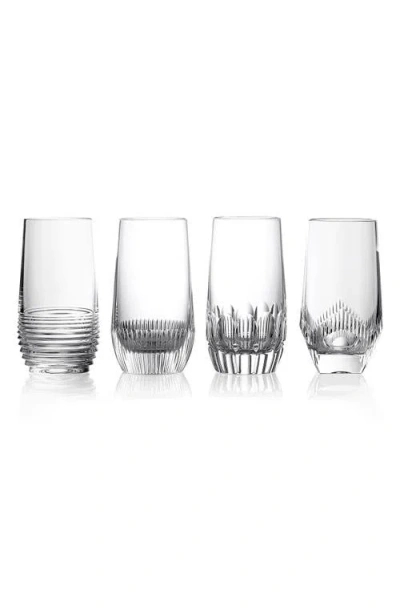 Waterford Mixology Mixed Set Of 4 Highball Glasses In No Color