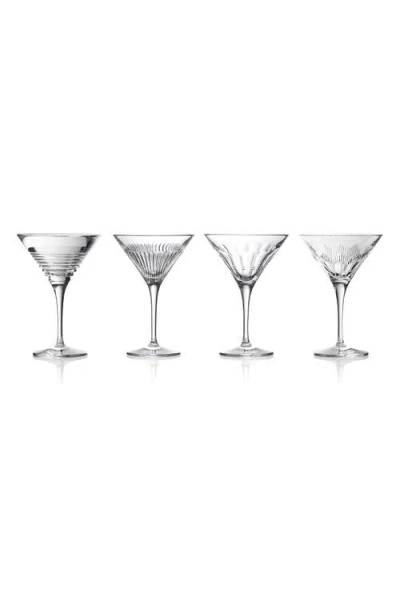 Waterford Mixology Mixed Set Of 4 Martini Glasses In No Color