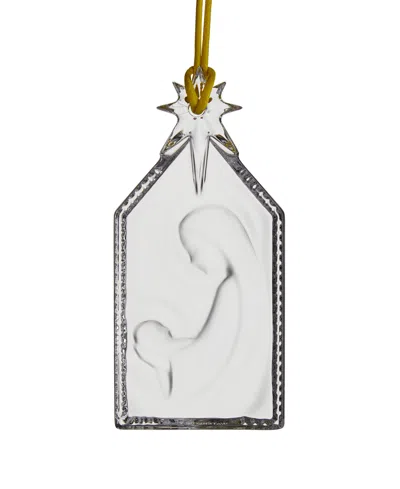 Waterford Nativity Ornament In Clear
