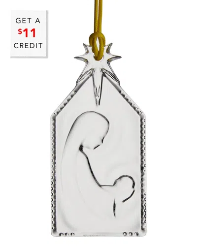 Waterford Nativity Ornament With $11 Credit In Gray
