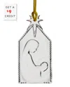 Waterford Nativity Ornament In Clear