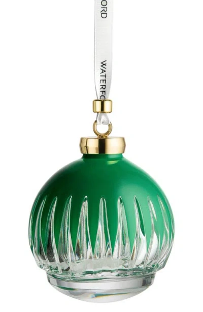 Waterford New Year 2026 Green Firework Bauble Crystal Ornament