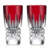 Waterford New Year Celebration Red Shotglass, Set Of 2