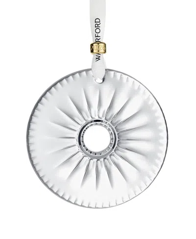 Waterford New Year Disc Firework Ornament In Transparent
