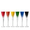 Waterford New Year Firework Champagne Flute Glasses, Set Of 6 Mixed In Assorted