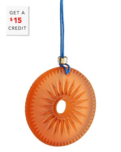 Waterford New Year Firework Disc With $15 Credit In Orange