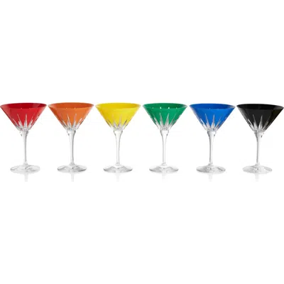 Waterford New Year Firework Set Of 6 Martini Glasses In Assorted
