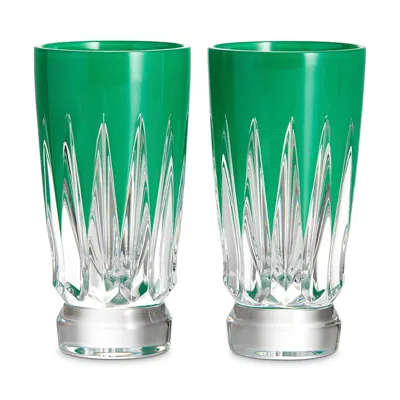 Waterford New Year Firework Shot Glasses, Set Of 2 In Green
