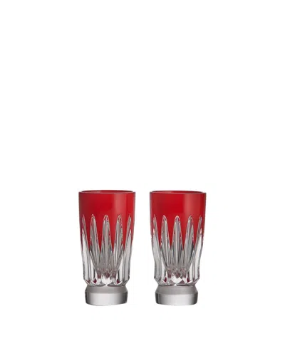 WATERFORD NEW YEAR FIREWORK SHOT GLASSES, SET OF 2