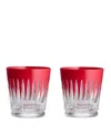Waterford New Year Firework Tumblers, Set Of 2 In Red