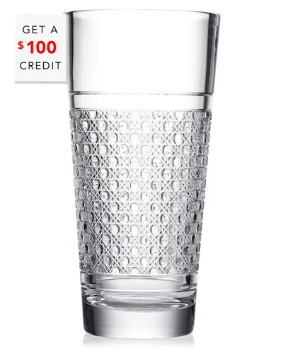 Waterford Opulence 14in Vasewith $100 Credit In Transparent