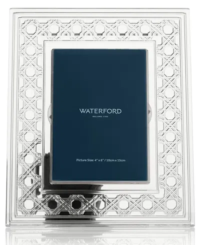 Waterford Opulence 4" X 6" Photo Frame In Silver