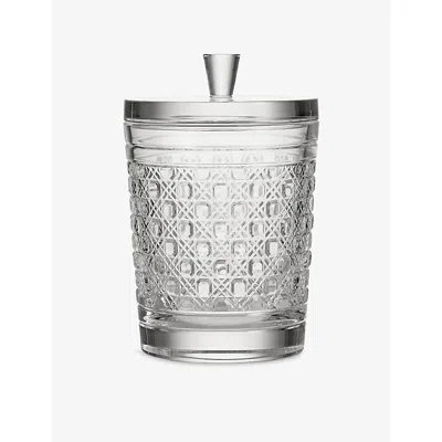 Waterford Opulence Crystal Biscuit Barrel 19cm In Transparent