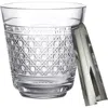 Waterford Opulence Ice Bucket And Tongs Set In Transparent