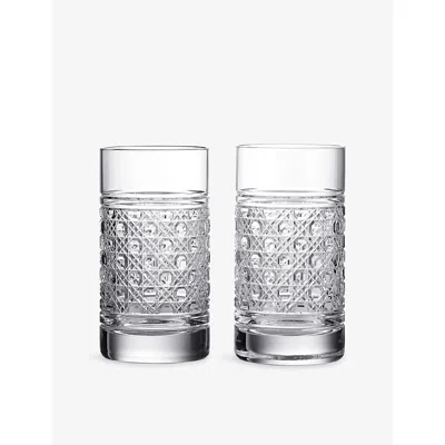 WATERFORD OPULENCE HIGHBALL CRYSTAL GLASSES SET OF TWO