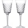 Waterford Opulence Red Wine Crystal Glasses Set Of Two In Transparent