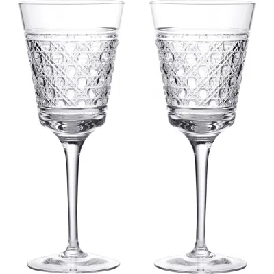 WATERFORD WATERFORD OPULENCE SET OF 2 WHITE WINE GLASSES