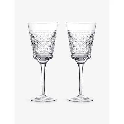 WATERFORD OPULENCE WHITE WINE GLASSES SET OF TWO