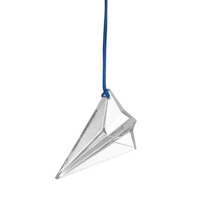 Waterford Origami Aeroplane Ornament In White