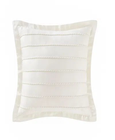 Waterford Paloma Soft Decorative Pillow, 16" X 16" In White