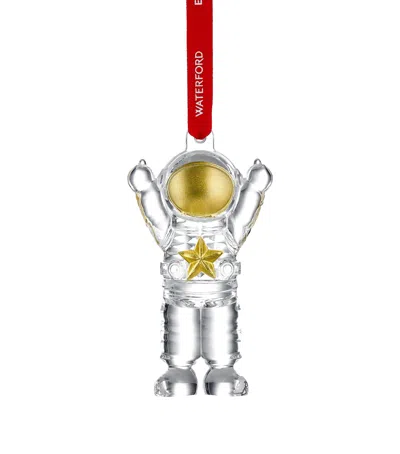 Waterford Rocket Man Ornament In Transparent