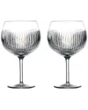 Waterford Set Of 2 Gin Journeys Aras Balloon Glasses In Transparent